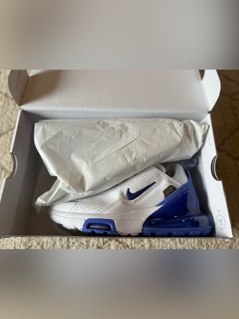 Nike Air Max 270 Premium White Sapphire Women’s 7.5 BNWB IO9884-107 - Picture 10 of 11